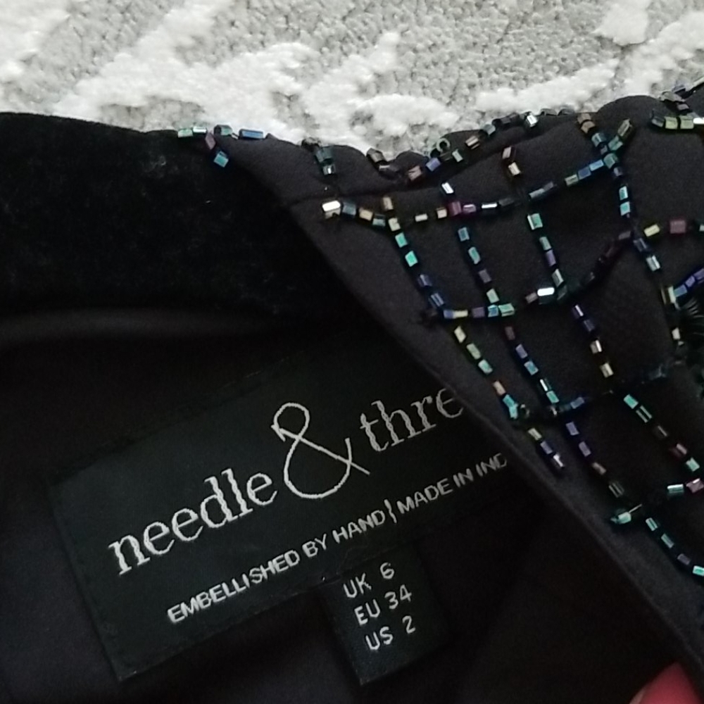 Needle and Thread ombre mesh beaded top - Picture 3 of 5